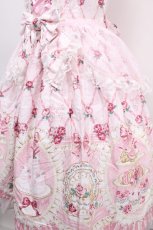 画像4: Angelic Pretty / Salon de the' Roseジャンパースカート  ピンク Y-24-12-23-060-AP-OP-SZ-ZY (4)