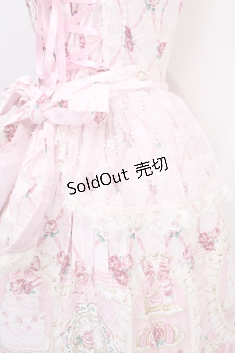 画像5: Angelic Pretty / Salon de the' Roseジャンパースカート  ピンク Y-24-12-23-060-AP-OP-SZ-ZY (5)