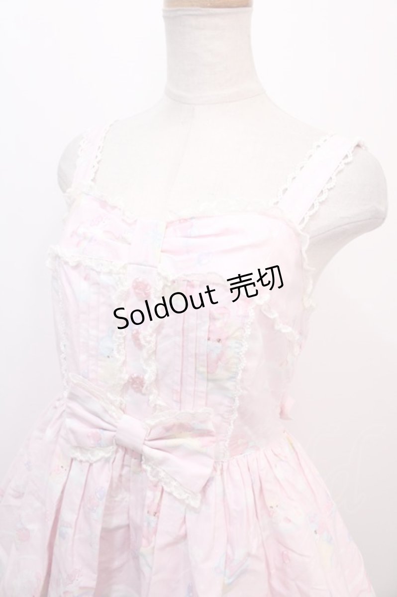 画像3: Angelic Pretty / Dream Fantasy胸リボンジャンパースカート  ピンク Y-24-12-23-062-AP-OP-SZ-ZY (3)
