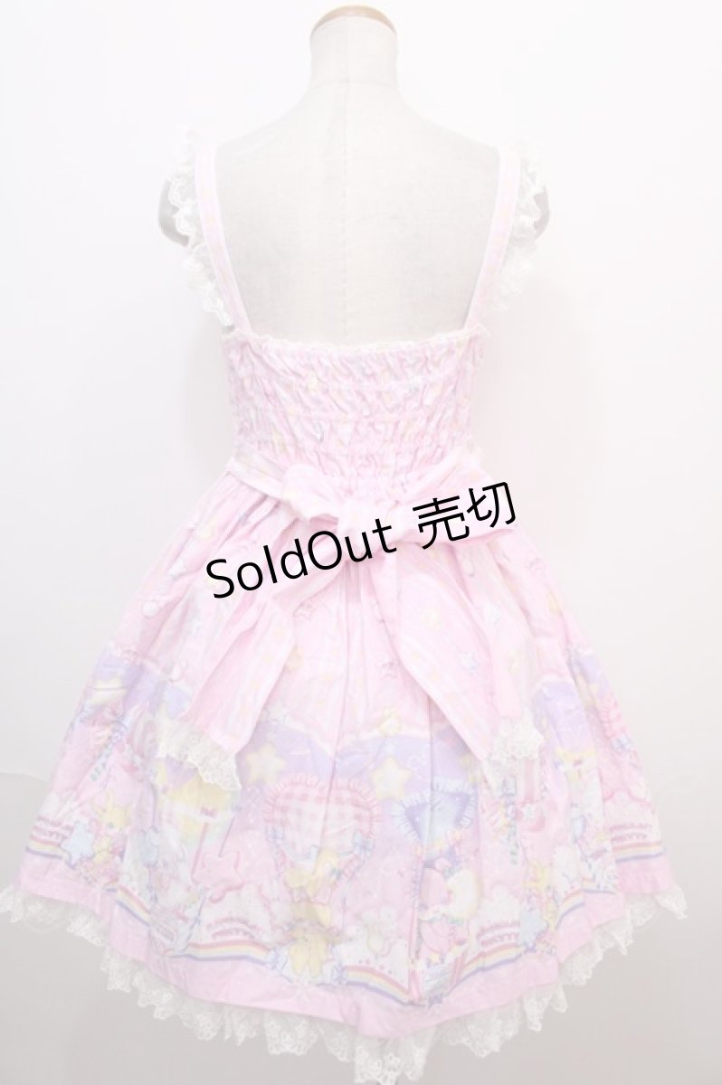 画像2: Angelic Pretty / Cotton Candy Shopジャンパースカート  ピンク Y-24-12-23-066-AP-OP-SZ-ZY (2)