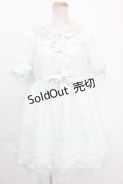 画像1: BABY,THE STARS SHINE BRIGHT / 星の花が降る夜ワンピース  ミント Y-24-12-23-070-BA-OP-SZ-ZS