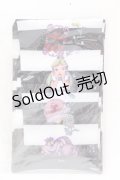 metamorphose / Disney Alice in Wonderlandプリントオーバーニー  黒 Y-24-12-25-001-ME-ZA-SZ-ZY