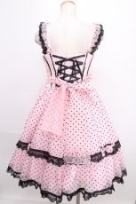 画像2: Angelic Pretty / Dreamy Dolce Ribbonジャンパースカート  ピンク Y-24-12-25-037-AP-OP-SZ-ZY (2)