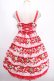 画像2: Angelic Pretty / いちごミルフィーユジャンパースカート  赤 Y-24-12-25-044-AP-OP-SZ-ZY (2)