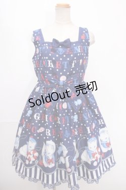 画像1: Angelic Pretty / Sailor Marine Kittenジャンパースカート  紺 Y-24-12-25-048-AP-OP-SZ-ZY