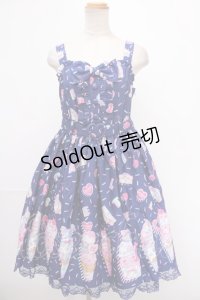 Angelic Pretty / Decoration Ice Creamジャンパースカート  紺 Y-24-12-25-049-AP-OP-SZ-ZY