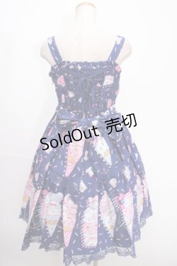 画像2: Angelic Pretty / Decoration Ice Creamジャンパースカート  紺 Y-24-12-25-049-AP-OP-SZ-ZY