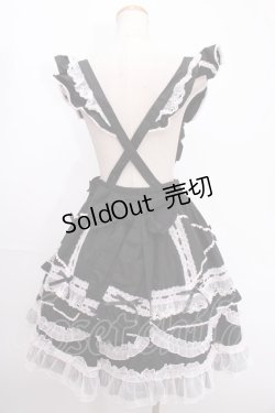 画像2: Angelic Pretty / Heart胸あて付スカート(無地)  黒×ピンク Y-24-12-25-051-AP-SK-SZ-ZY