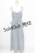 axes femme POETIQUE / 刺繍サロペット M Bグリーン Y-24-12-28-063-AX-OP-SZ-ZS