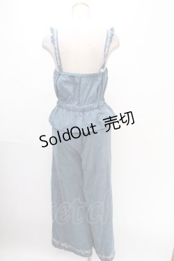 画像2: axes femme POETIQUE / 刺繍サロペット M Bグリーン Y-24-12-28-063-AX-OP-SZ-ZS