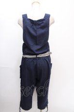 画像2: 【SALE】axes femme / ゆったりカーゴサロペット M 紺 Y-24-12-28-077-AX-OP-SZ-ZT449 (2)