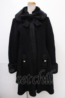 画像1: Angelic Pretty / ローラビジューコート  黒 Y-24-12-28-102-AP-CO-AS-ZY