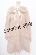 【SALE】Dear Celine / COATハートボタン丸襟コート  ブラウン Y-24-12-28-109-LO-JA-SZ-ZT-C062