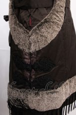 画像4: Ozz oneste / COATフリル中綿コート  黒 Y-24-12-28-112-OO-JA-AS-ZTC027 (4)