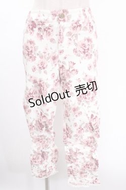 画像1: 【SALE】axes femme / シャーリングストレッチパンツ M ピンク Y-24-12-28-115-AX-PA-SZ-ZT495