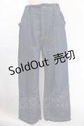axes femme POETIQUE / フリルディテールパンツ M インディゴ Y-24-12-28-117-AX-PA-SZ-ZT220