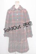 Jane Marple / Big Tartan コート M グリーン Y-24-12-29-049-JM-CO-SZ-ZT-C004