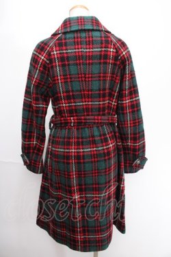 画像2: Jane Marple / Big Tartan コート M グリーン Y-24-12-29-049-JM-CO-SZ-ZT-C004