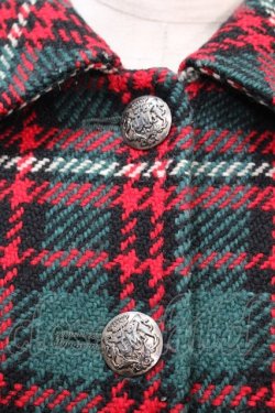 画像3: Jane Marple / Big Tartan コート M グリーン Y-24-12-29-049-JM-CO-SZ-ZT-C004