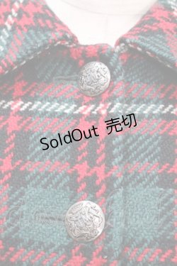 画像3: Jane Marple / Big Tartan コート M グリーン Y-24-12-29-049-JM-CO-SZ-ZT-C004