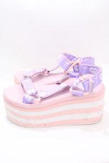 画像2: 【SALE】Candy Stripper / 厚底サンダル M ピンク Y-25-01-01-045-PU-SH-SZ-ZTK022 (2)