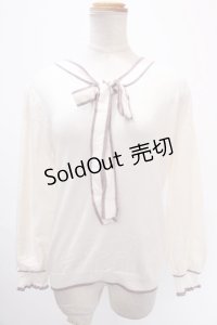 axes femme / ボウタイニット M 生成り Y-25-01-01-064-AX-TO-SZ-ZT312