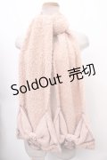 axes femme / リボンファーマフラー  淡ピンク Y-25-01-01-011-AX-ZA-SZ-ZT-K009