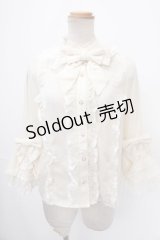 axes femme kawaii / 姫袖7分丈ブラウス M 生成り Y-25-01-01-077-AX-BL-SZ-ZH