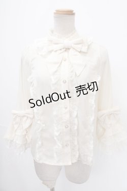 画像1: axes femme kawaii / 姫袖7分丈ブラウス M 生成り Y-25-01-01-077-AX-BL-SZ-ZH