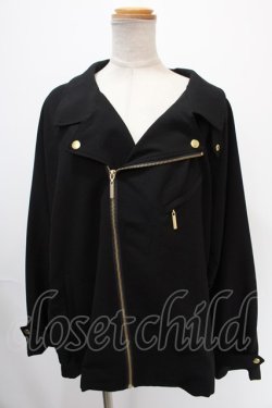 画像1: NO ID. / 襟付きジャケット  黒 Y-25-01-01-112-PU-TO-SZ-ZY