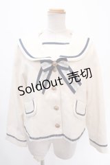 Amavel / セーラーショートコート F アイボリー Y-25-01-01-113-CA-CO-SZ-ZT-C059