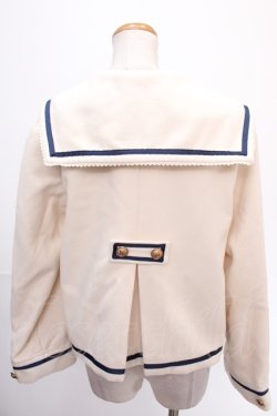 画像2: Amavel / セーラーショートコート F アイボリー Y-25-01-01-113-CA-CO-SZ-ZT-C059