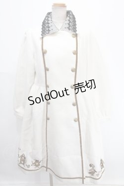 画像1: 【SALE】axes femme POETIQUE / ふしぎの国のアリスコート M 生成り Y-25-01-01-161-AX-CO-SZ-ZT-C041