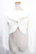 LIZ LISA / ファーショートトップス  白 Y-25-01-10-067-LO-TO-SZ-ZT233
