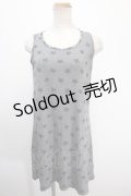 PEACE NOW / 星柄タンクトップ  グレー Y-25-01-10-074-PU-TO-SZ-ZY