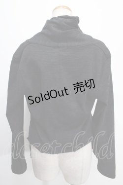 画像2: 【SALE】LISTEN FLAVOR / 変形ハートエンブレムジャケット  黒 Y-25-01-10-105-PU-TO-SZ-ZT245