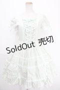 Angelic Pretty / サテンクラシカルフリルワンピース  ミント Y-25-01-10-154-AP-OP-SZ-ZY