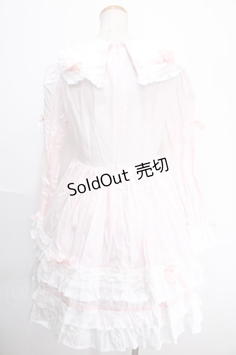 画像2: BABY,THE STARS SHINE BRIGHT / メヌエットミルフィーユワンピース  ピンク Y-25-01-10-155-BA-OP-SZ-ZY (2)