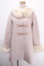 画像1: 【SALE】evelyn / ビット付きフレアコート S ピンク Y-25-01-10-177-LO-CO-SZ-ZTC061 (1)