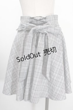 画像2: Secret Honey / フリルコルセット風スカート 2 グレー Y-25-01-10-199-CA-SK-SZ-ZT193