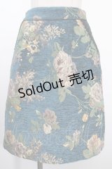 axes femme / モールゴブラン台形スカートト M Bグリーン Y-25-01-10-200-AX-SK-SZ-ZT279