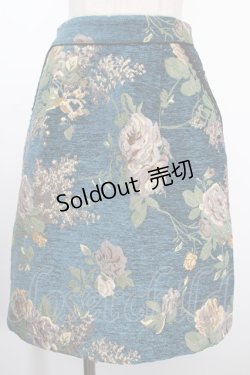 画像1: axes femme / モールゴブラン台形スカートト M Bグリーン Y-25-01-10-200-AX-SK-SZ-ZT279