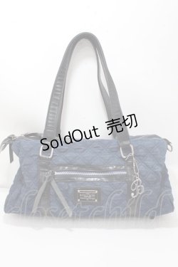 画像1: BUFFALO BOBS  / キルティングデニムボストンバック   Y-25-01-10-038-PU-BG-SZ-ZY
