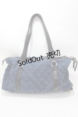 画像2: BUFFALO BOBS  / キルティングデニムボストンバック   Y-25-01-10-038-PU-BG-SZ-ZY