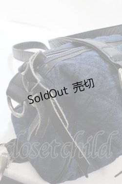 画像3: BUFFALO BOBS  / キルティングデニムボストンバック   Y-25-01-10-038-PU-BG-SZ-ZY