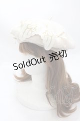 Innocent World / エンジェルパールベレー帽  アイボリー Y-25-01-10-041-IW-AC-SZ-ZT-K009