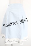 axes femme POETIQUE / 不思議の国のアリススカート M サックス Y-25-01-13-092-AX-SK-SZ-ZT303