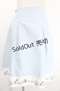 axes femme POETIQUE / 不思議の国のアリススカート M サックス Y-25-01-13-092-AX-SK-SZ-ZT303