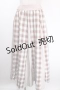 axes femme / サイドバックル柄切替スカート F 茶 Y-25-01-13-100-AX-SK-SZ-OS