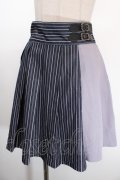 axes femme / バックルバイカラーキュロット  紺 Y-25-01-13-113-AX-SK-SZ-OS